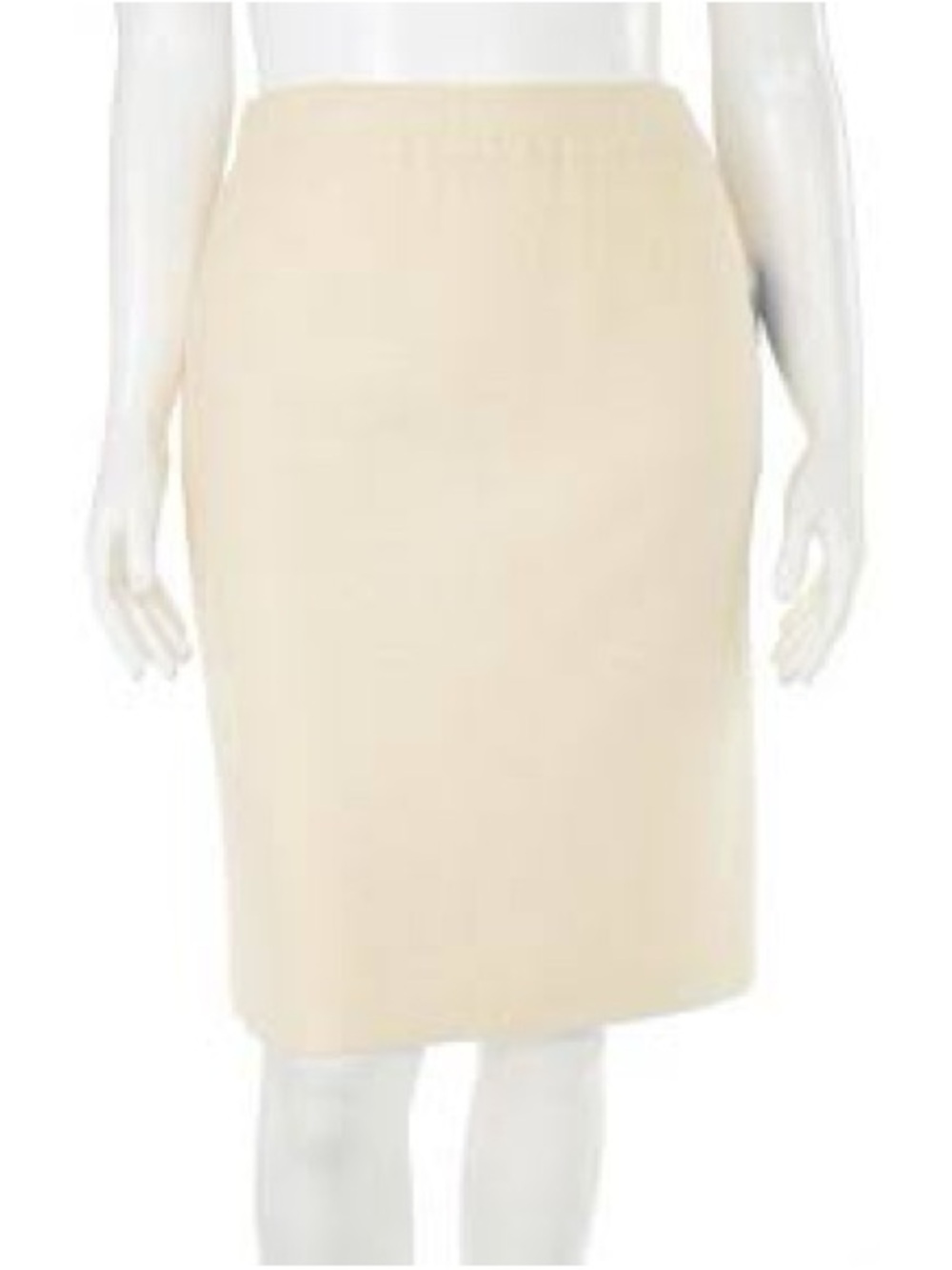 St. John Cream Pencil Skirt 1237